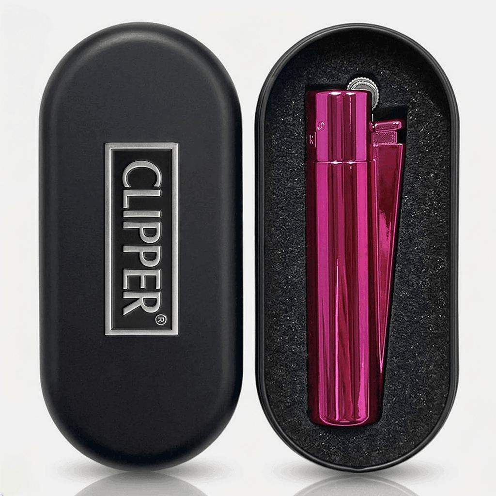 Clipper Metal SPARKLING FUCHSIA with black giftbox 